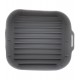 Forma 21cm X6,6cm Quadrada de Silicone para Air Fryer Cinza